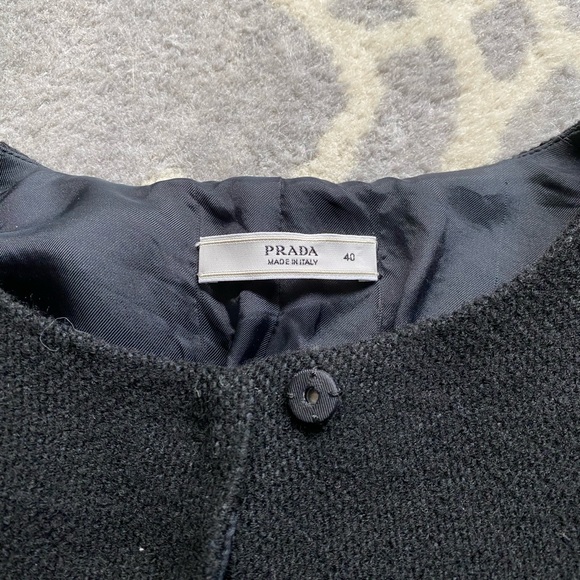 Prada Size 40 Wool Cropped Jacket - Picture 2 of 7